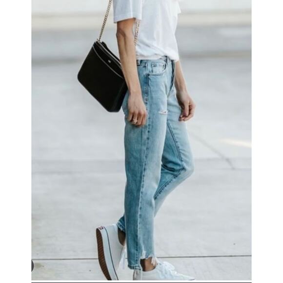 Pistola Charlie High Rise Straight Leg Jeans Size 27 in Ruthless - Picture 2 of 11